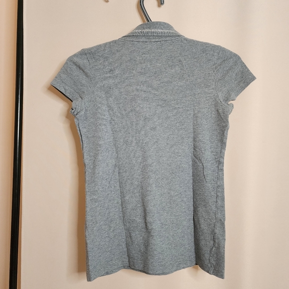 Guess by Marciano Grey Cotton Polo Shirt, Short Sleeved, y2k, vintage - Picture 2 of 7